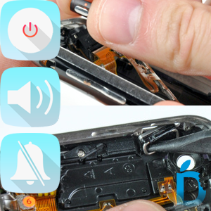 iPhone 3Gs Power Volume Mute Replacements